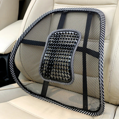 Ergonomic Mesh Lumbar Support Cushion – Car Seat, Office Chair Back Brace, Massage Cushion Pad for Home & Office