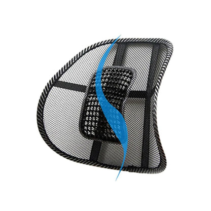 Ergonomic Mesh Lumbar Support Cushion – Car Seat, Office Chair Back Brace, Massage Cushion Pad for Home & Office